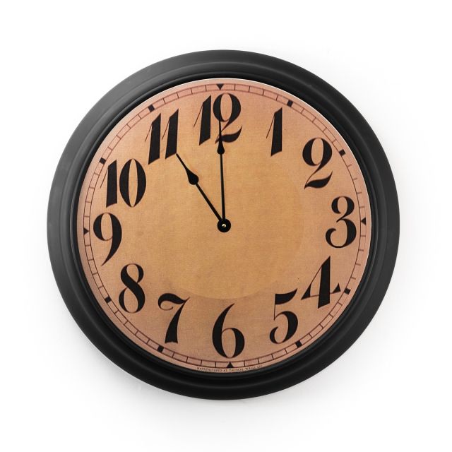 Tactical Walls Tactical Wall Clock Black Arabic Face - Tactical Walls