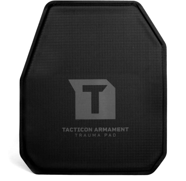 Tacticon Armament Body Armor Trauma Pads 8x10 in Hybrid Cut Black - Tacticon Armament