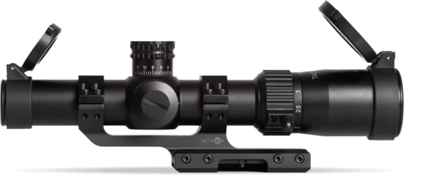 Tacticon Armament Falcon V2 1-4x24mm 30mm Tube Second Focal Plane LPVO Rifle Scope Illuminated Mil-Dot Reticle Black - Tacticon Armament