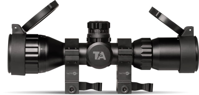 Tacticon Armament Falcon V3 3-9x32mm 30mm Tube Second Focal Plane Rifle Scope Illuminated Mil-Dot Reticle Black - Tacticon Armament