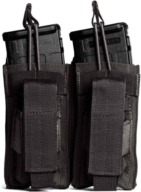 Tacticon Armament Rifle & Pistol Double Mag Pouch Black - Tacticon Armament