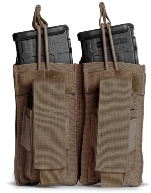 Tacticon Armament Rifle & Pistol Double Mag Pouch Coyote Brown - Tacticon Armament
