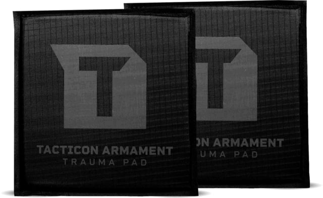 Tacticon Armament Side Plate Body Armor Trauma Pad 6x6in Black - Tacticon Armament