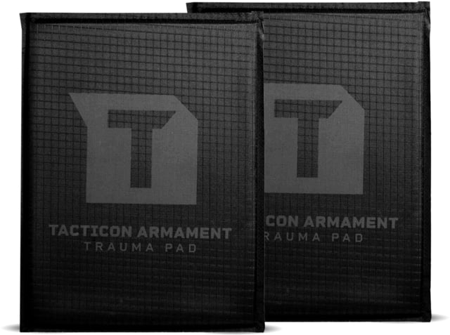 Tacticon Armament Side Plate Body Armor Trauma Pad 6x8in Black - Tacticon Armament