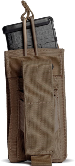 Tacticon Armament Single Rifle Kangaroo Pouch Coyote Brown - Tacticon Armament