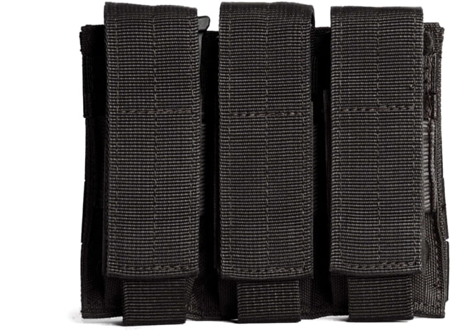 Tacticon Armament Triple Pistol Mag Pouch Black - Tacticon Armament