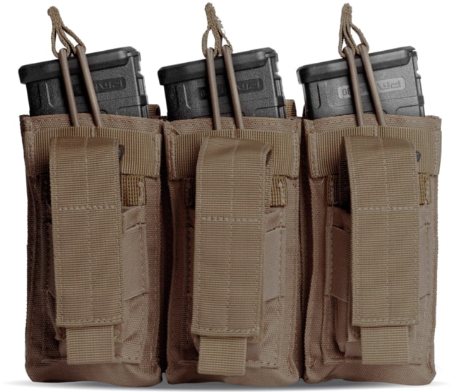 Tacticon Armament Triple Rifle Kangaroo Mag Pouch Coyote Brown - Tacticon Armament