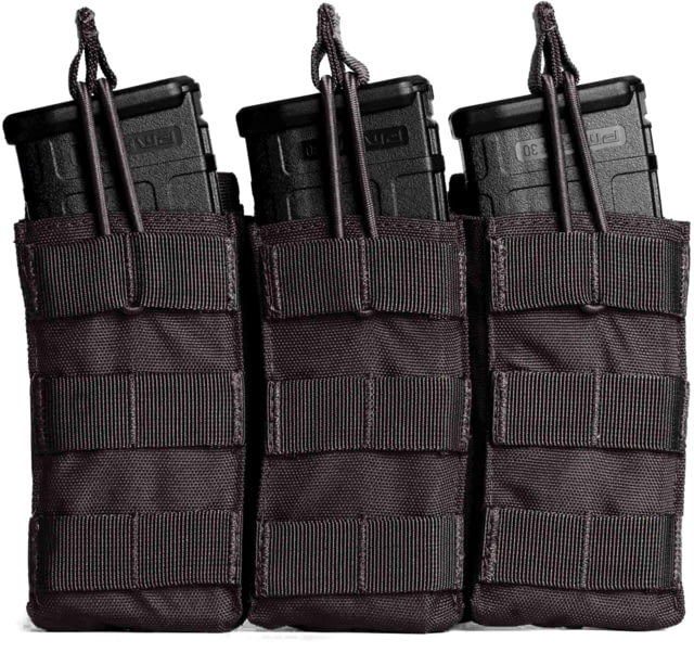 Tacticon Armament Triple Rifle Mag Pouch Black - Tacticon Armament