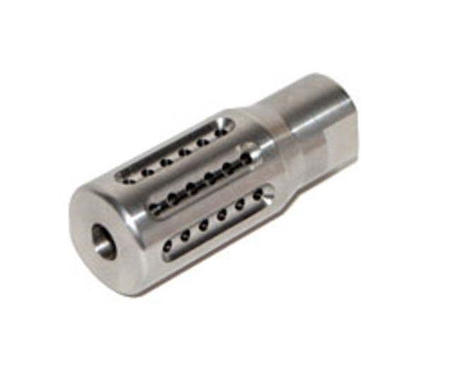 Tacticool22 Muzzle Brake 1/2-28 TPI Silver AM1 SST - Tacticool22