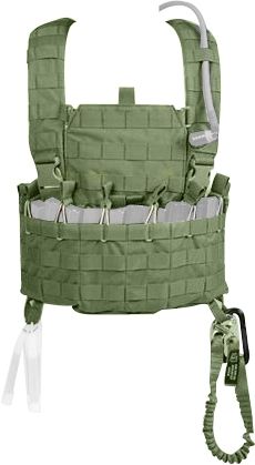 Tactical Assault Gear Marine Gladiator Chest Rig w/ Bib - Ranger Green - Tactical Assault Gear