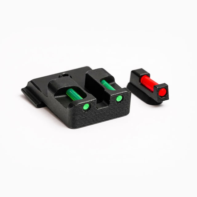 Tag Precision CZ P10 TSF TAC Pistol Sights Fiber Optic P10 Black - Tag Precision