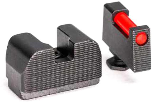 Tag Precision Glock TSH OR 9MM/.40 S&W Pistol Sights Fiber Optic 17/17L 19/19X 22 23 24 26 27 33 34 35 39 45 47 Black - Tag Precision