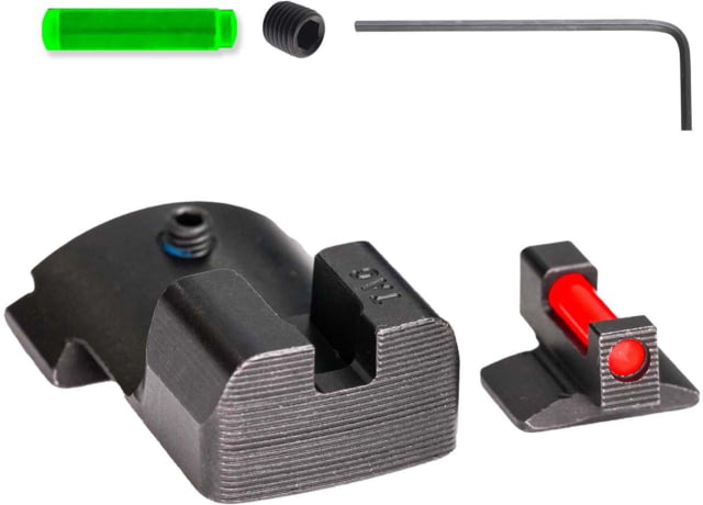 Tag Precision Kimber TSH TAC Pistol Sights Fiber Optic 1911 Black - Tag Precision