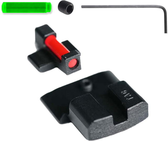 Tag Precision SW MP TSH TAC Pistol Sights Fiber Optic M&P M2.0 Full Size & Compact Black - Tag Precision