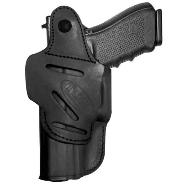 Tagua Gunleather 1911-4in. Black/Right Hand Holster Black - Tagua Gunleather