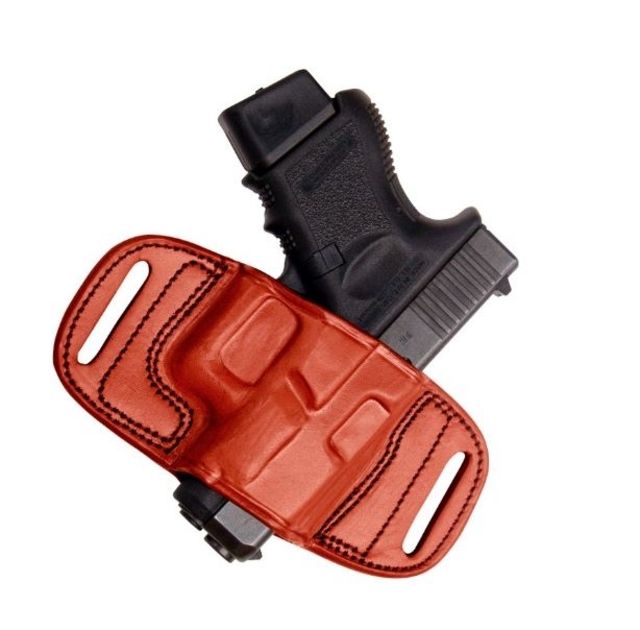 Tagua Gunleather Anniversary Multifit - Quick Draw Belt Holster Most Large Frame Revolvers Right Hand Brown