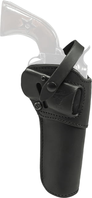 Tagua Gunleather Backdraft XL Multifit Holster Single Action Rev - 6.5in Ambidextrous Black - Tagua Gunleather