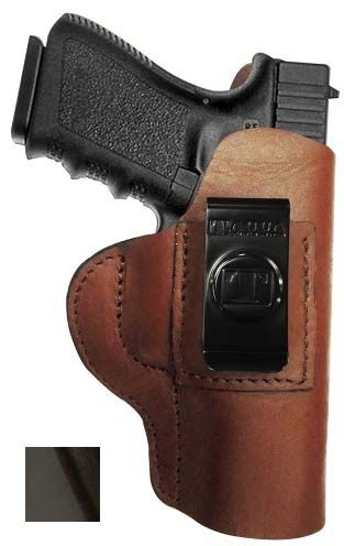 Tagua Gunleather Super Soft Inside The Pant Holster Smith & Wesson Bodyguard 380 Black Right Hand - Tagua Gunleather