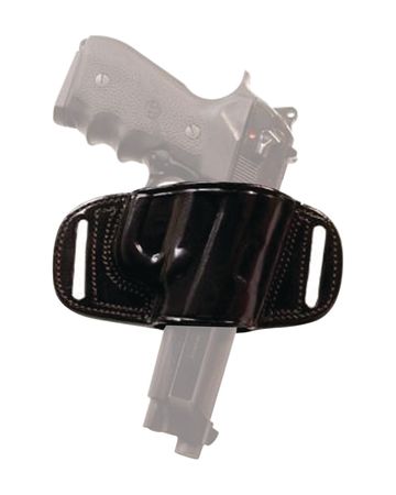 Tagua Gunleather Quick Draw Leather Belt Holster 1911 5in Right Hand Leather Black