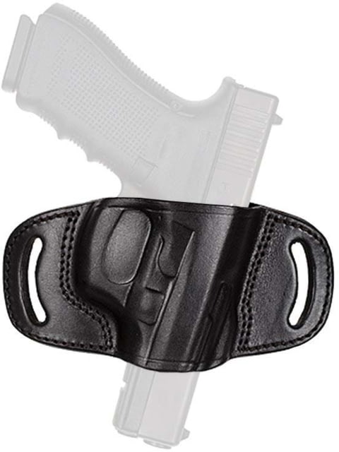 Tagua Gunleather Quick Draw Leather Belt Holster Most 1911's Full Size Right Hand Black - Tagua Gunleather