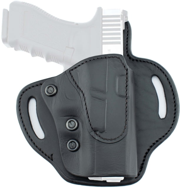 Tagua Gunleather Quick Draw Leather OWB Holster Sprinfield XD Sig Sauer P320C Glock 26/PT111/G2/ Shield Factory w/Laser Most Double Stack Sub Compact - Tagua Gunleather