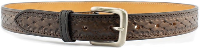 Tagua Gunleather Texas Patterned Gun Belt Brown 44