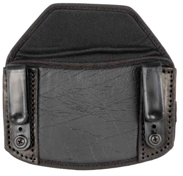 Texas 1836 The Weightless - Dual Clip IWB Holster Ambidextrous Hand Most Glocks XDs Taurus Mill & Slim 24/7 Sigs HK .40 9mm & .45 Black - Texas 1836