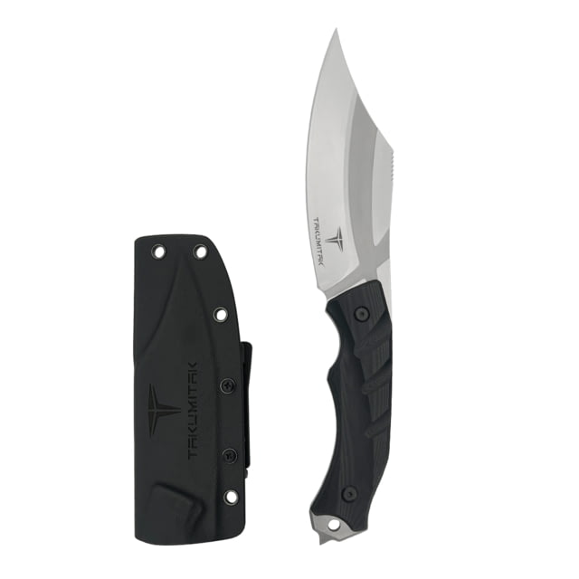 Takumitak Alert Fixed Blade Knife 5in D2 Clip Point G10 Handle Silver - Takumitak