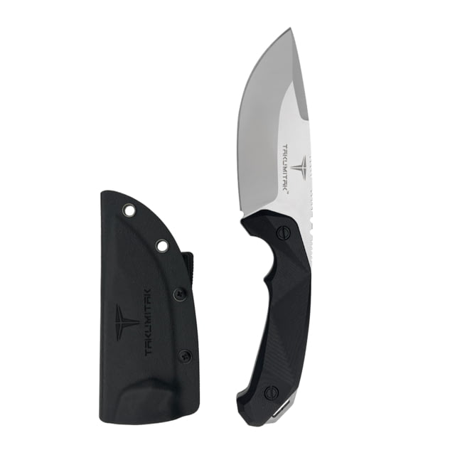 Takumitak Companion Fixed Blade Knife 4in D2 Drop Point G10 Handle Silver - Takumitak