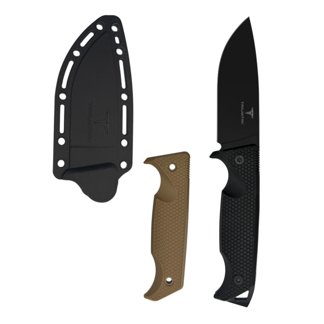 Takumitak Easy Night Fixed Blade Knife 4.25 in Blade 3cr13 Black - Takumitak