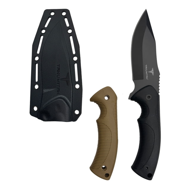 Takumitak Fit Fixed Blade Knife 4.25 in Blade 3cr13 Black - Takumitak