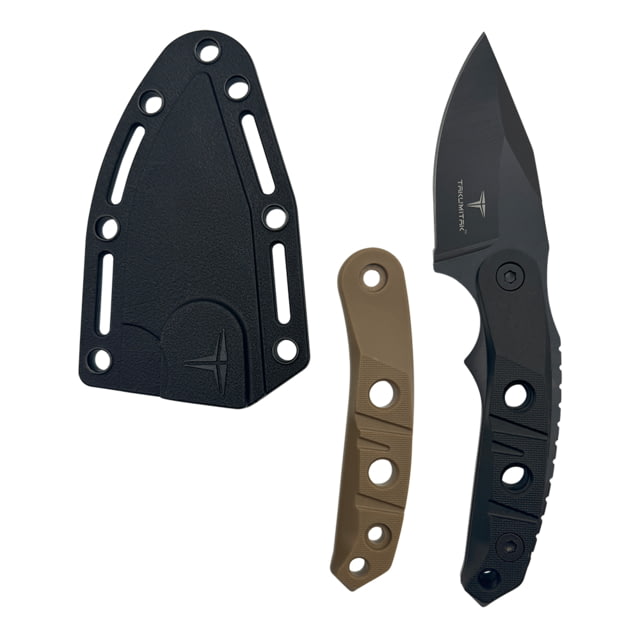 Takumitak Golden Ratio Fixed Blade Knife 2.5 in Blade 3cr13 Black - Takumitak