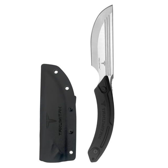 Takumitak Hunter Fixed Blade Knife 4.5in D2 Straight Back G10 Handle Silver - Takumitak