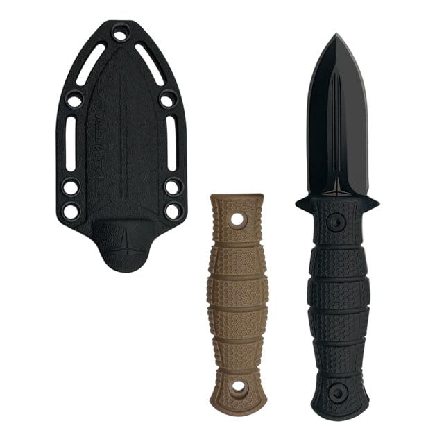 Takumitak Little Buddy Fixed Blade Knife 2.9 in Blade 3cr13 Black - Takumitak
