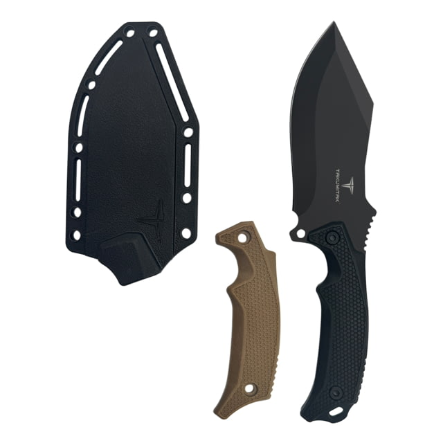 Takumitak Neuter Fixed Blade Knife 4.5 in Blade 3cr13 Black - Takumitak