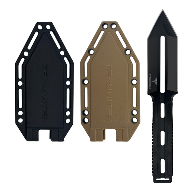 Takumitak Silence Fixed Blade Knife 4.25 in Blade 3cr13 Black - Takumitak