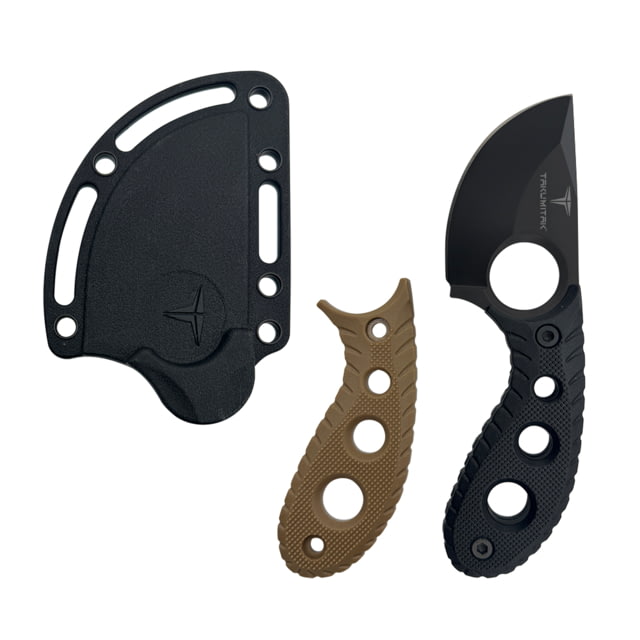 Takumitak Skinner Fixed Blade Knife 2.5 in Blade 3cr13 Black - Takumitak