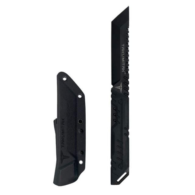 Takumitak Solution Fixed Blade Knife 5.75in D2 Tanto G10 Handle Black - Takumitak