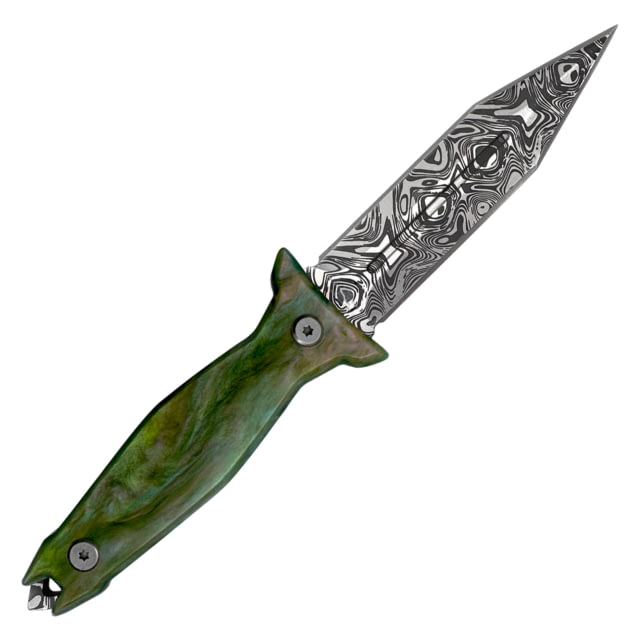 Takumitak Protector Fixed Blade Knife 4.5in 3cr13 Blade Spear Point Blade Fiberglass Reinforced Nylon Green
