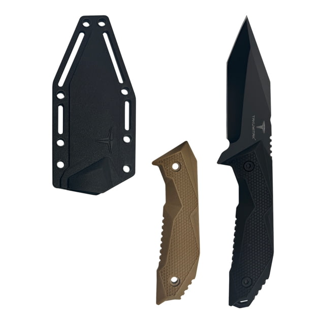 Takumitak Terminal Fixed Blade Knife 4 in Blade 3cr13 Black - Takumitak