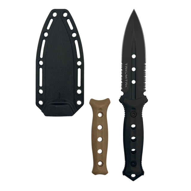 Takumitak Unrestricted Fixed Blade Knife 4.5 in Blade 3cr13 Black - Takumitak