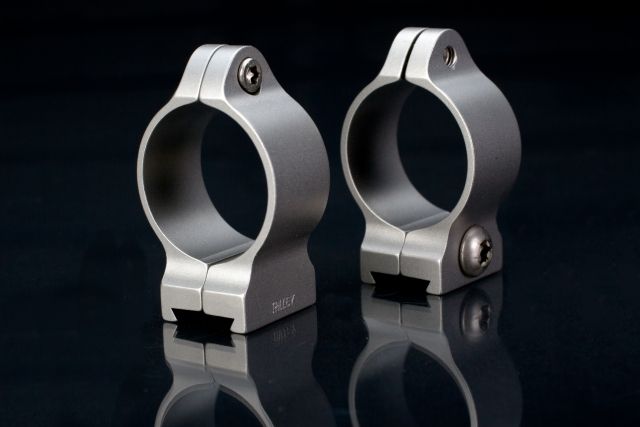 Talley 1in Screw Lock Detachable Ring LowStainless SS200003 by USA Talley Rifle Scope Rings