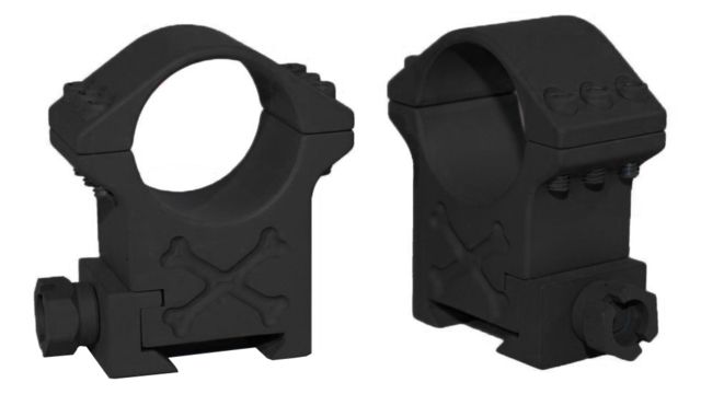 Talley 30mm Tactical Rifle Scope Rings Black Armor High 6 Screw BAT36H by USA Talley Rifle Scope Rings