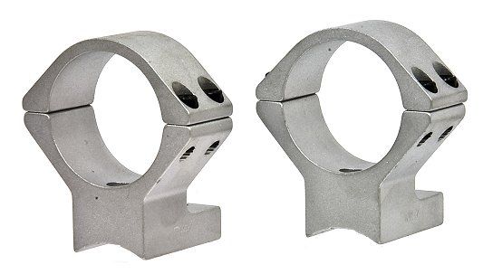 Talley  1-Piece Low Base & Extension Ring Sav Mod 12 Accu Trigger Silver - Talley