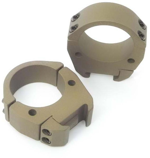 Talley Modern Sporting Scope Ring Set, LA/SA, 34mm, Medium, Burnt Bronze, TMS34MBB by USA Talley Rifle Scope Rings