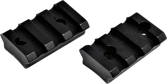 Talley Two-Piece Stiller Tactical Predator Picatinny Rail 8-40 Screws Black - Talley