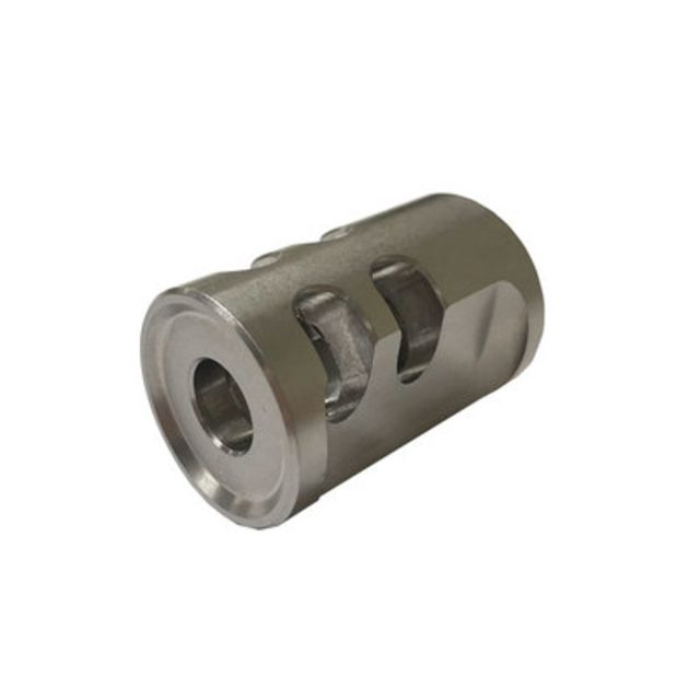 TANDEMKROSS Game Changer PRO Compensator for Ruger PC Carbine 9mm Silver - Tandemkross