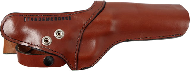 TANDEMKROSS Sideslinger Premium Leather Ranch Right Hand Belt Loop Holster For Ruger MK Series 22/45 Browning Buck Mark And Smith & Wesson SW22 - Tandemkross