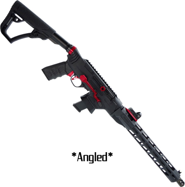 TANDEMKROSS Upriser Chassis For Ruger PC Carbine Angled Red - Tandemkross