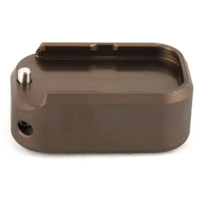 Taran Tactical Innovations Firepower Magazine Base Pad Glock 17/17L/19/19X/22/23/24/27/31/32/33/34/35/45 +0 Round Coyote Bronze - Taran Tactical Innovations